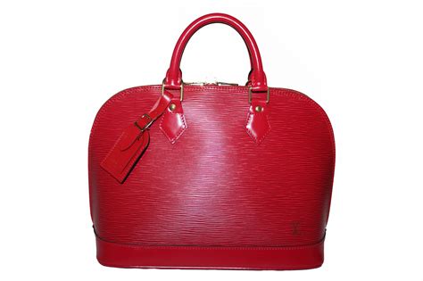 lv epi leather alma